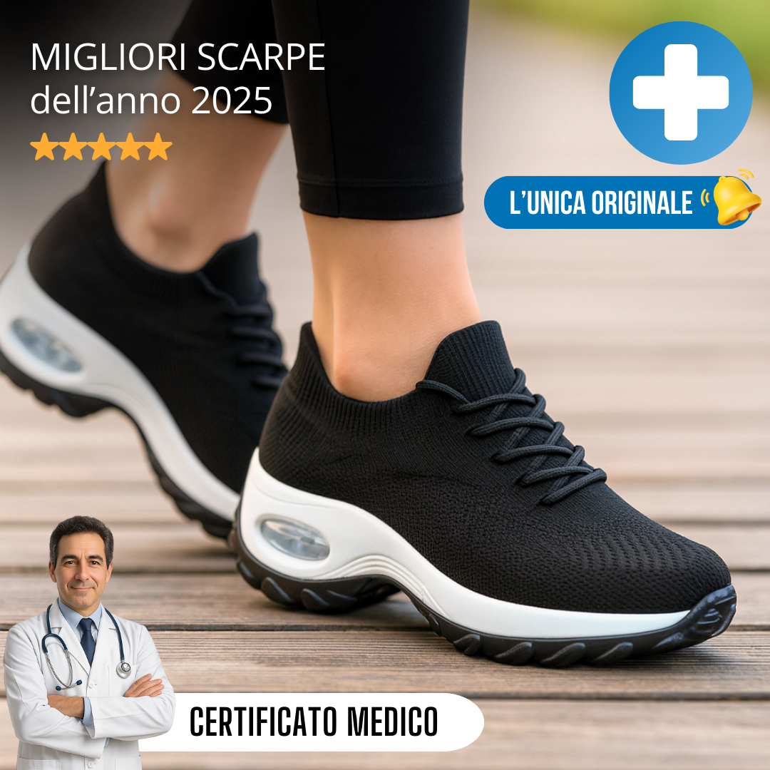DoctorFit™ | Zapatos Antidolor con Plantilla Ortopédica Clínica