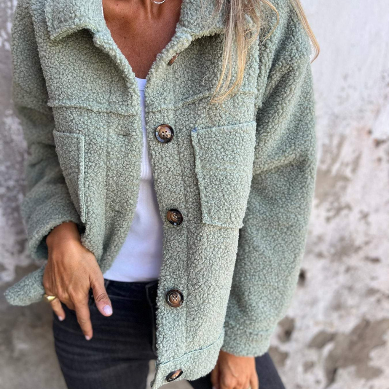 Aurore™ | Chaqueta de Sherpa con Botones