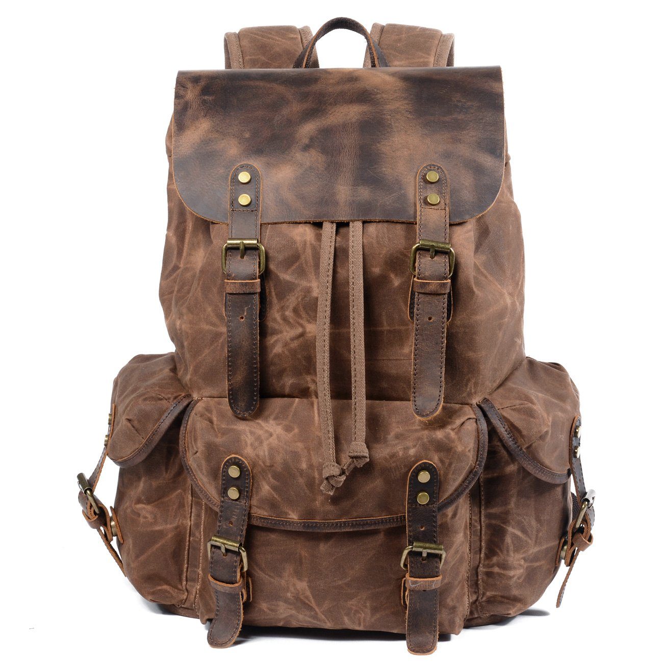 COLIMA™ | Mochila de Lino y Cuero
