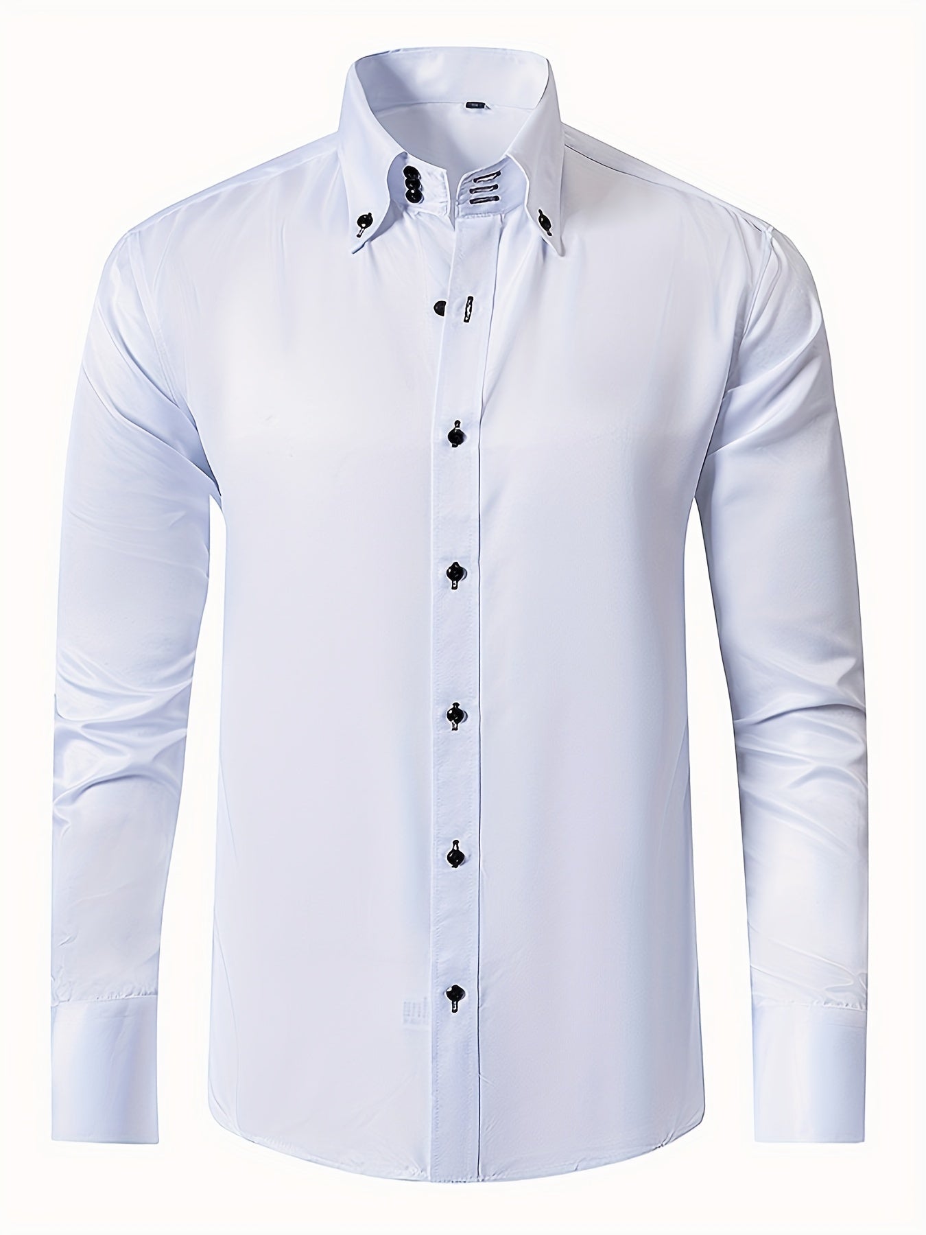Liam™ | Camisa lisa de manga larga