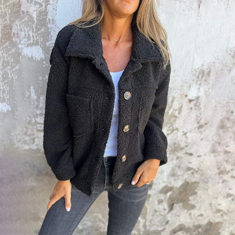 Aurore™ | Chaqueta de Sherpa con Botones