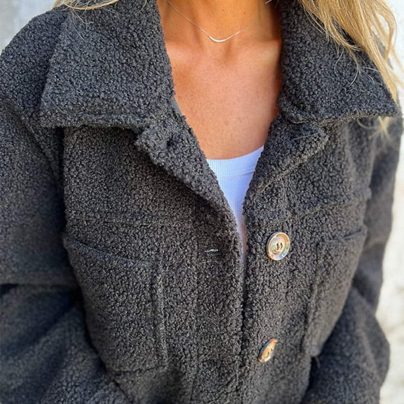 Aurore™ | Chaqueta de Sherpa con Botones
