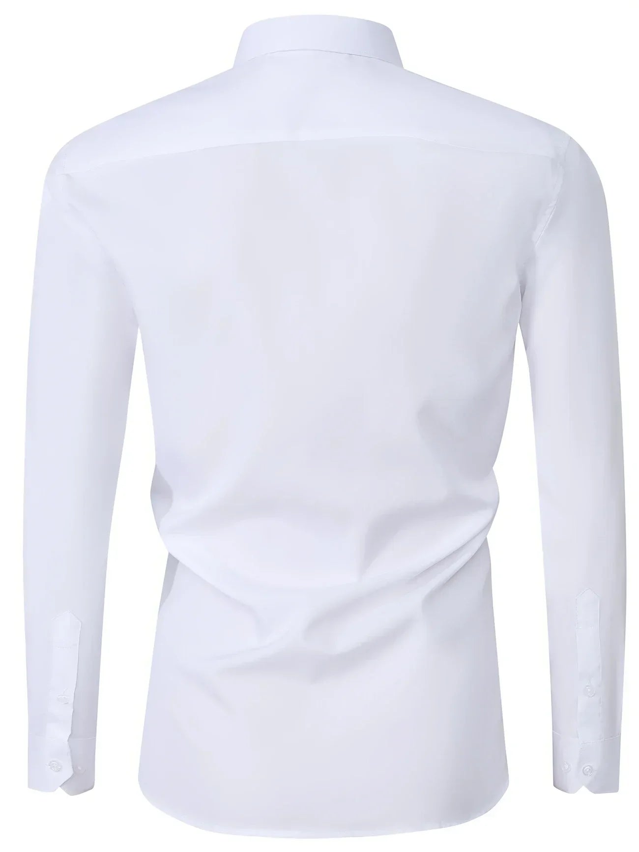 Byron™ – Camisa de manga larga para caballero, de estilo elegante con cierre de botones al frent