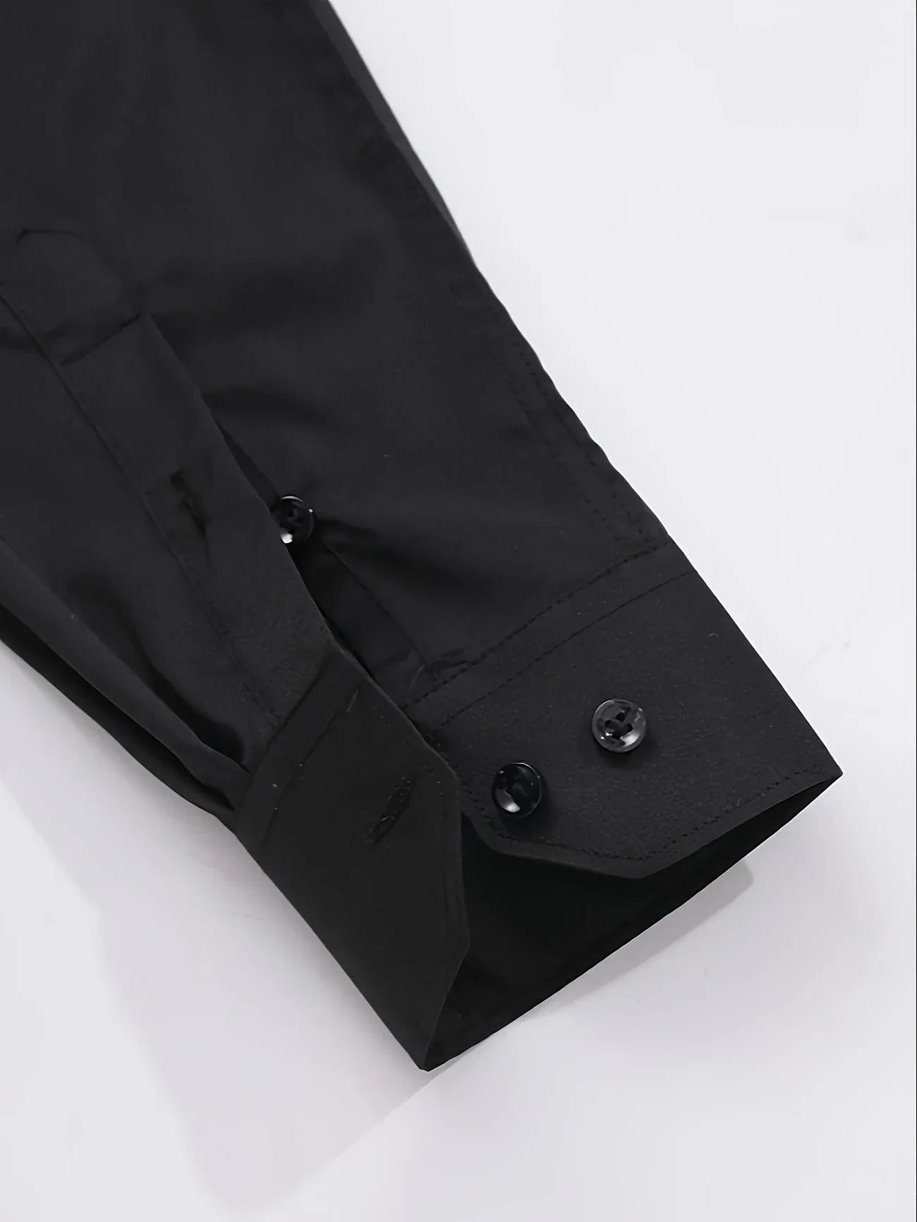 Byron™ – Camisa de manga larga para caballero, de estilo elegante con cierre de botones al frent