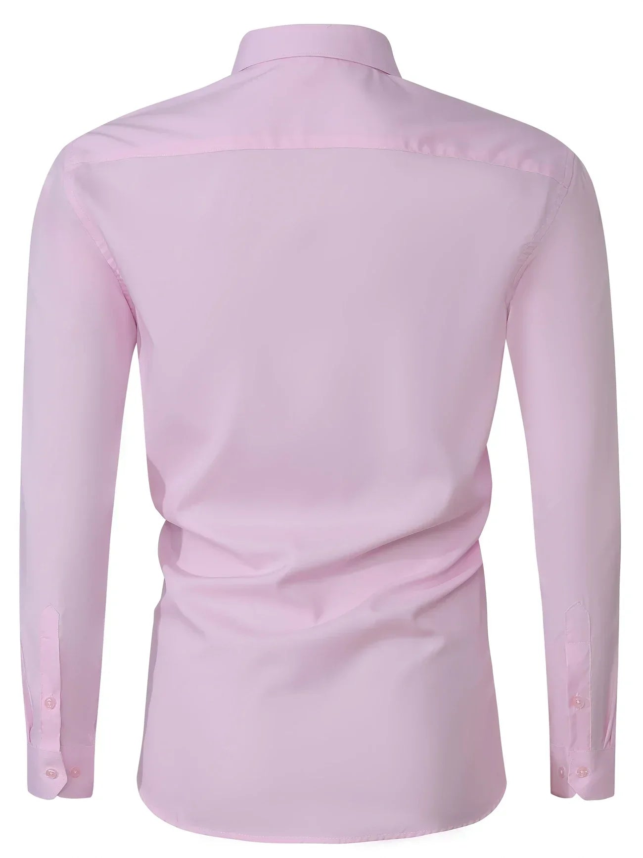 Byron™ – Camisa de manga larga para caballero, de estilo elegante con cierre de botones al frent