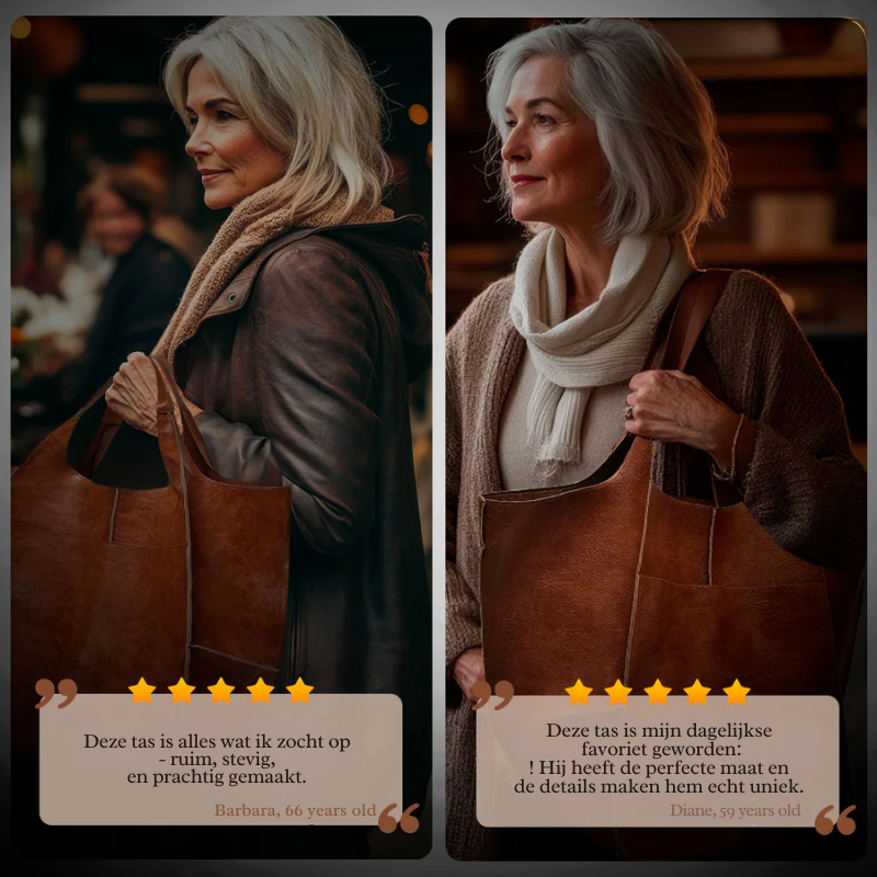 Laura™ | Bolso Vintage de Cuero Vegano con Estilo Atemporal