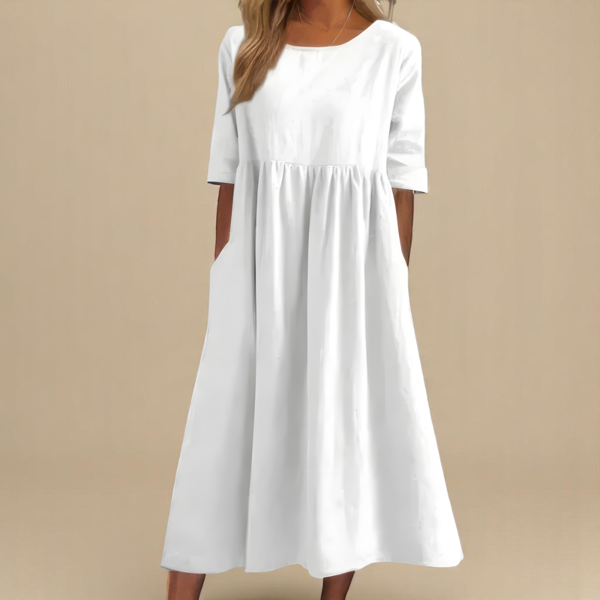 Alba™ | Vestido de Algodón Suave y Fresco