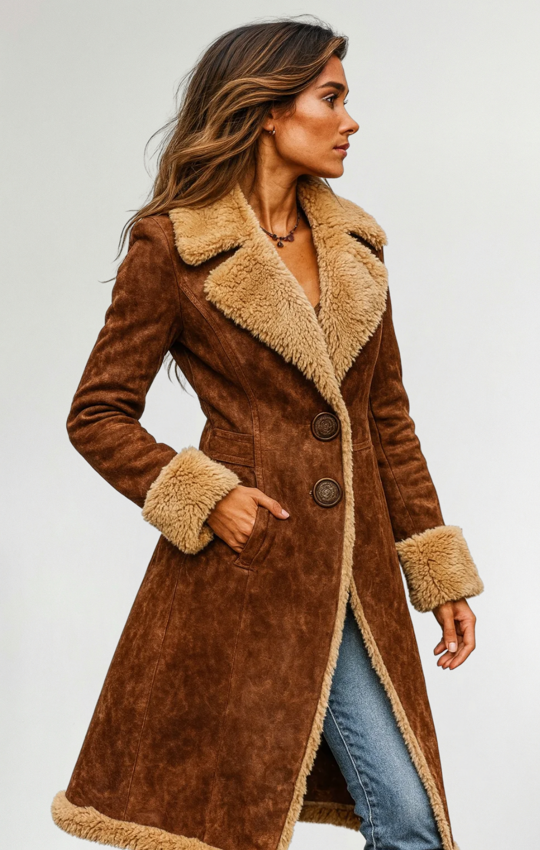 Noelia™ | Abrigo De Piel Suave