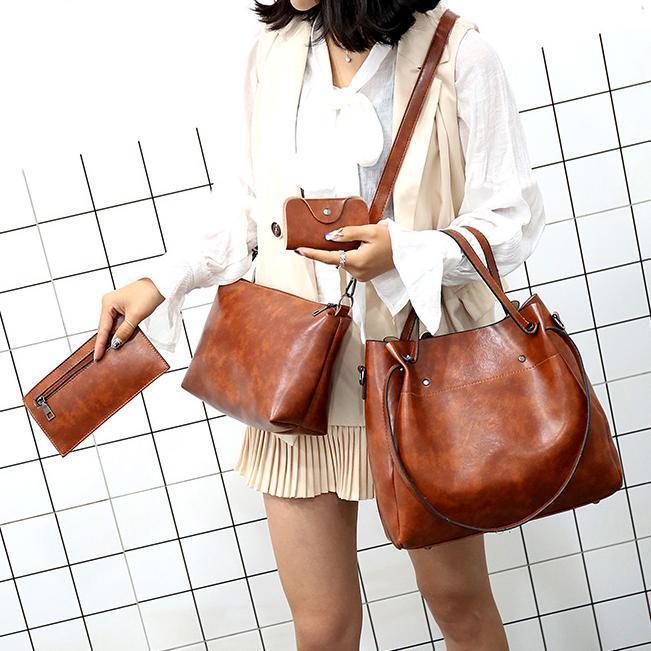 Elin™ | Bolso Vintage de Cuero en 4 Partes