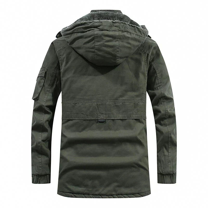 Sebastián™ | Chamarra Térmica para Hombre con Capucha y Forro Polar