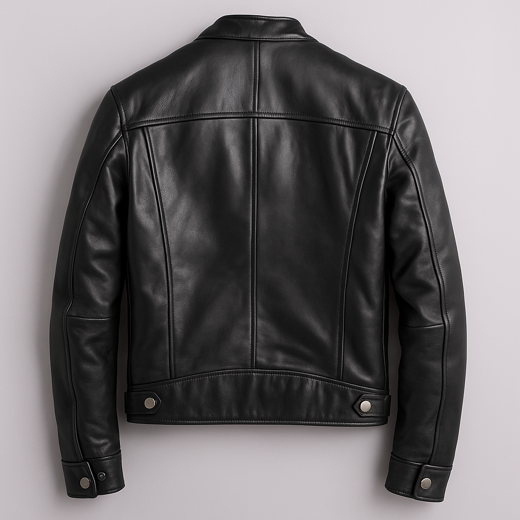 Ricardo - Chaqueta Vintage de Piel con Cierre Frontal - vista 7