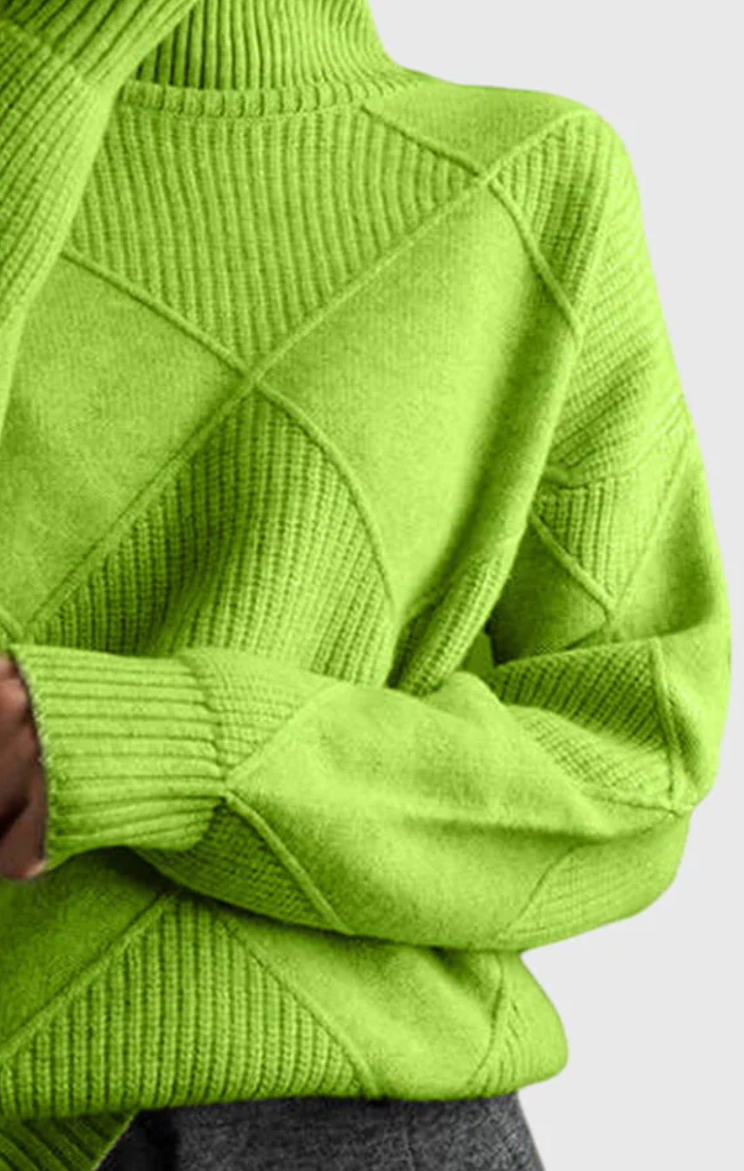 Ángela™ | Suéter De Cuello Alto Elegante