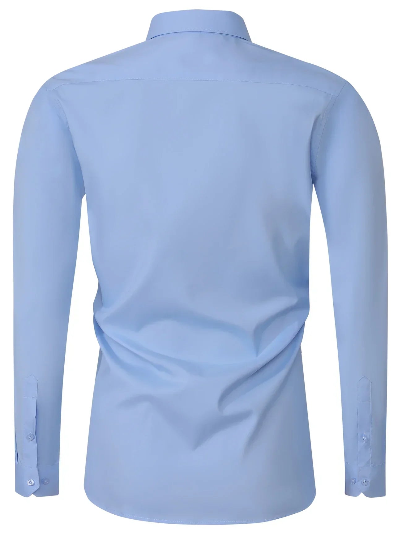 Byron™ – Camisa de manga larga para caballero, de estilo elegante con cierre de botones al frent