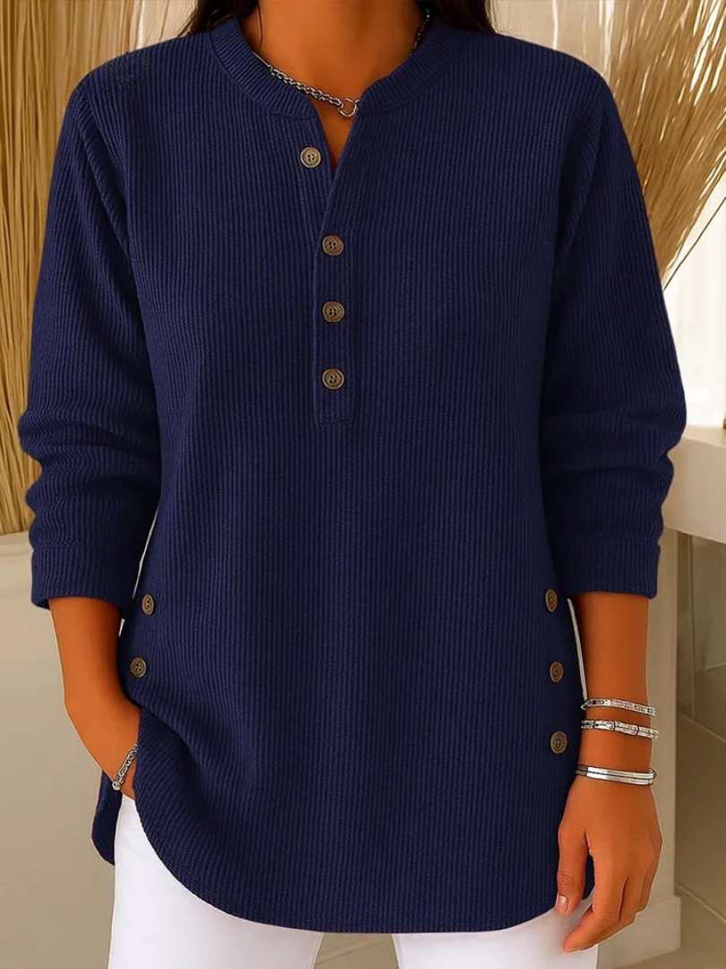 Nieves - Túnica Henley con Botones - vista 4