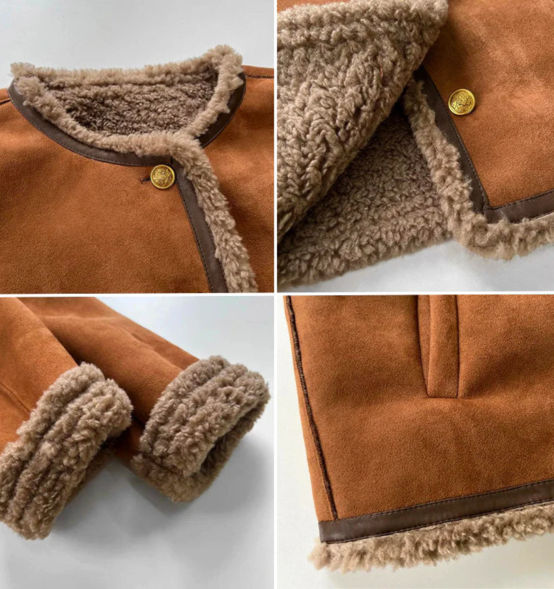 Bianca™ | Chaqueta de Borrego Sofisticada y Atemporal