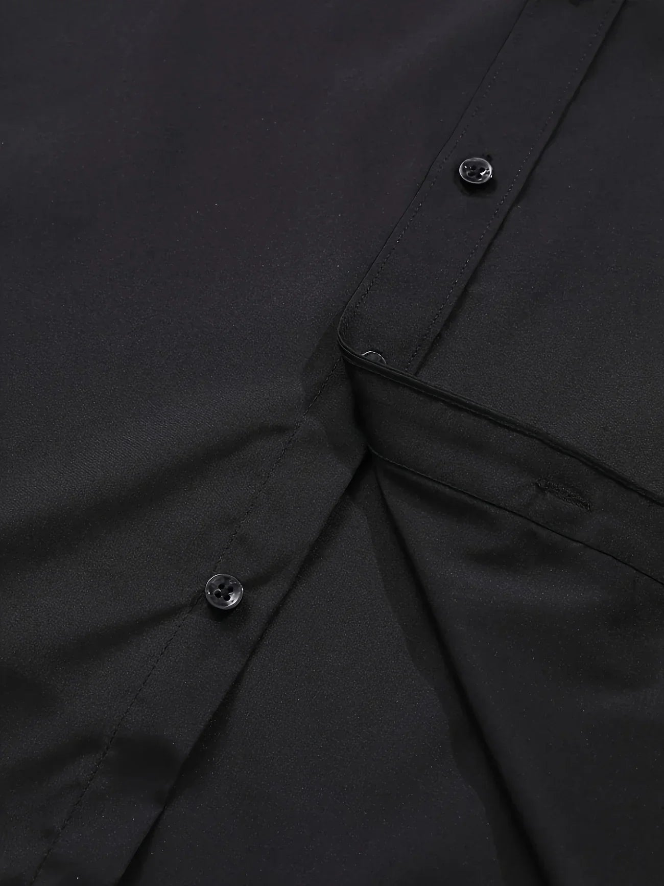 Byron™ – Camisa de manga larga para caballero, de estilo elegante con cierre de botones al frent