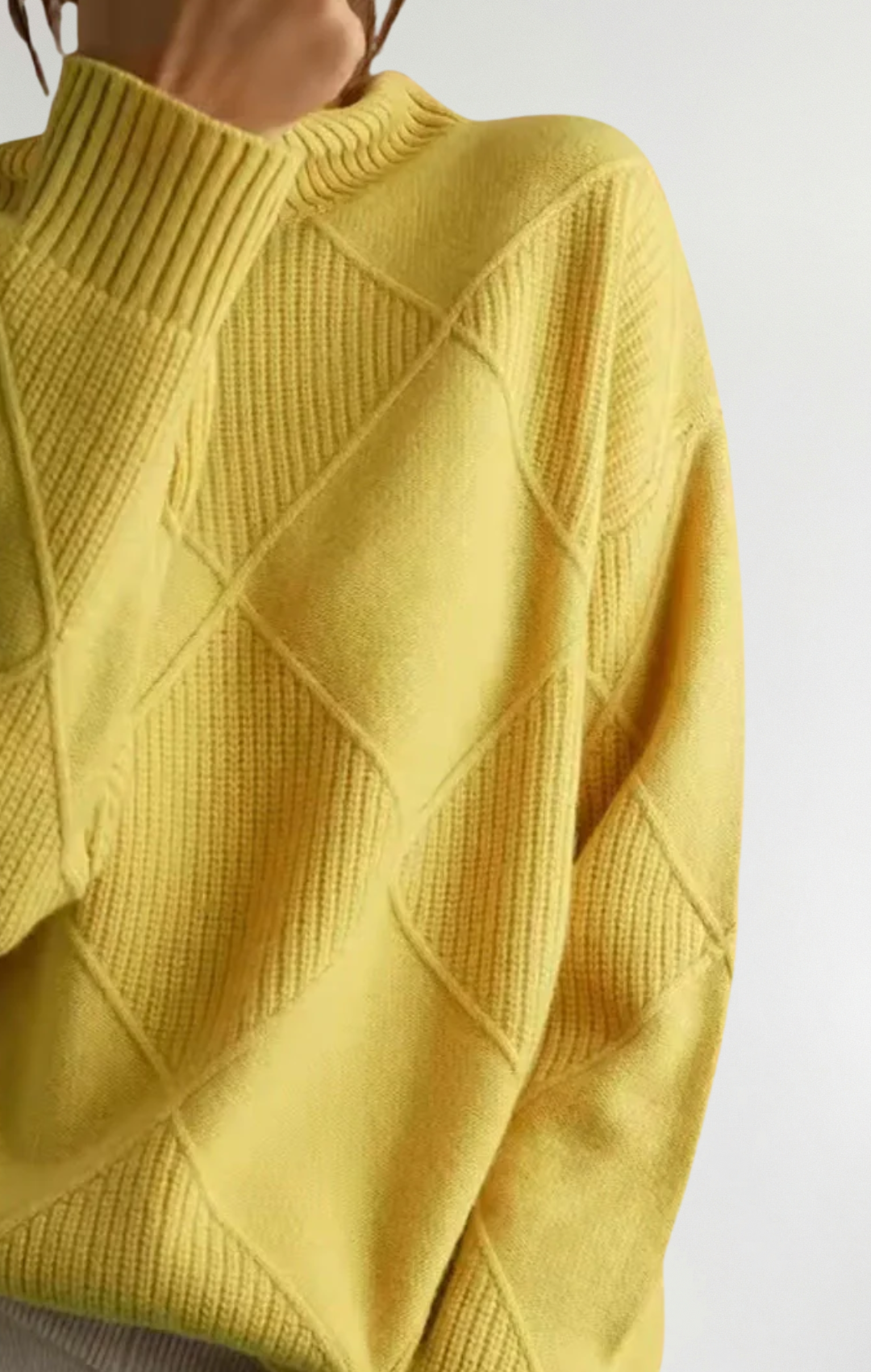 Ángela™ | Suéter De Cuello Alto Elegante