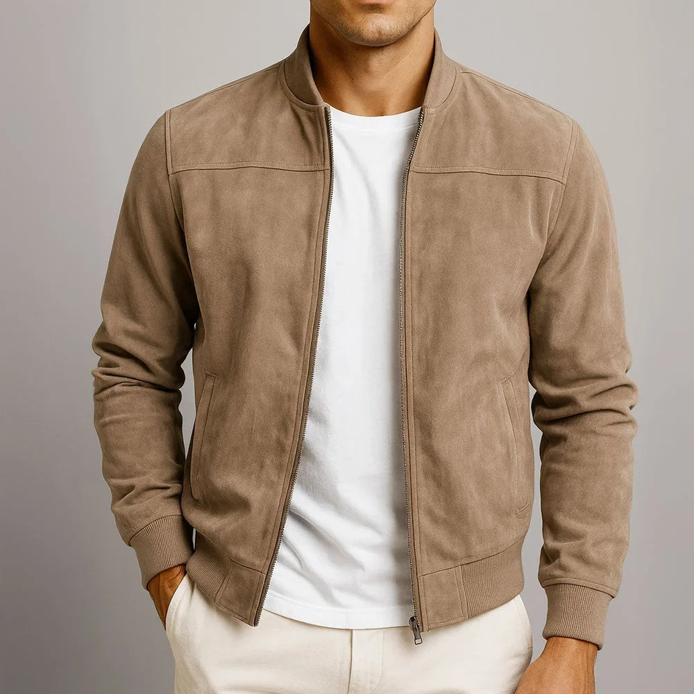 Cristian - Chaqueta Bomber Minimalista de Cuello Estructurado - vista 1