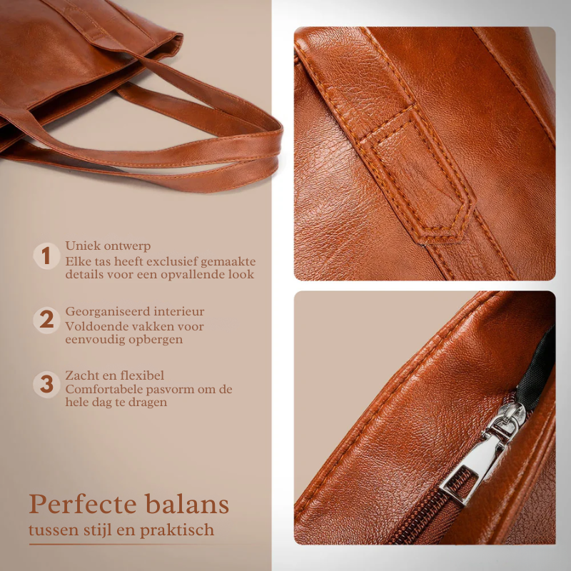 Martha™ | Bolso Clásico de Cuero Vegano – Elegancia Atemporal