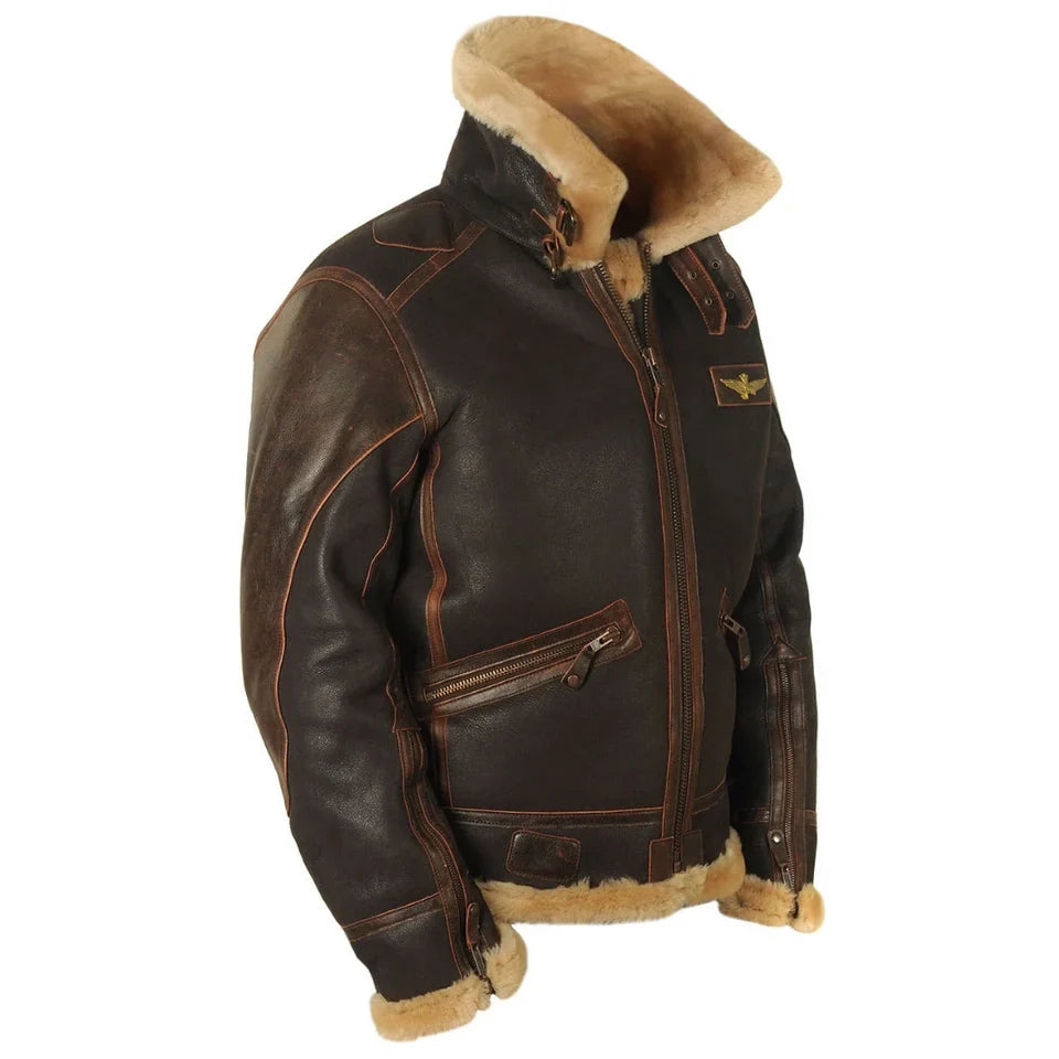 Teodoro - Chaqueta de Aviador de Estilo Vintage - vista 3