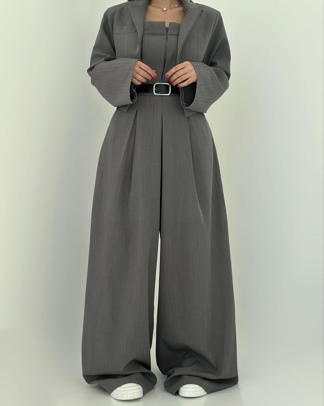 Eclat™ -Ensemble Femme Bustier + Veste – Style Élégant & Tendance