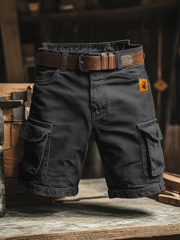 Mateo™ | Shorts Cargo Retro con Múltiples Bolsillos