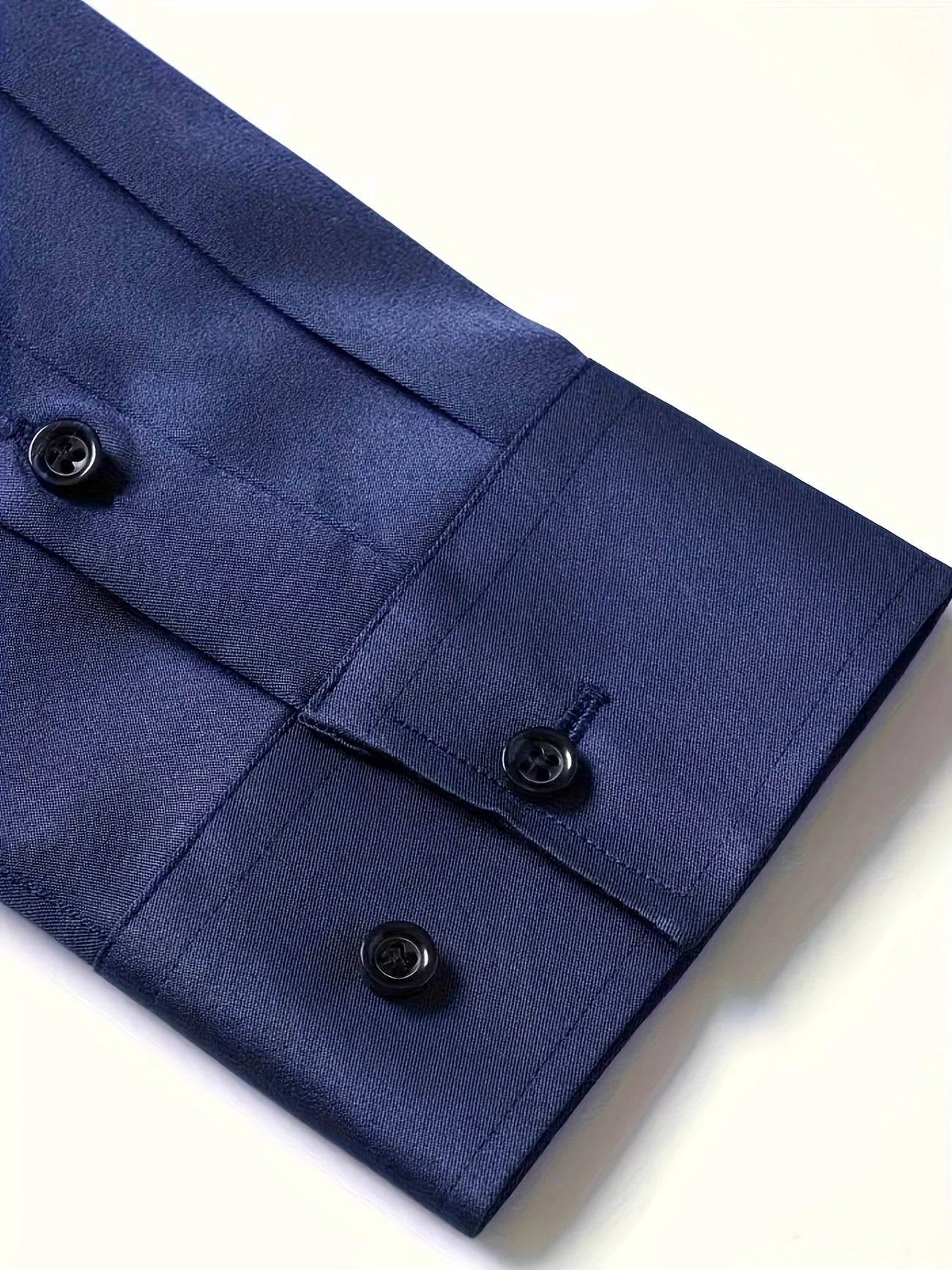 Byron™ – Camisa de manga larga para caballero, de estilo elegante con cierre de botones al frent