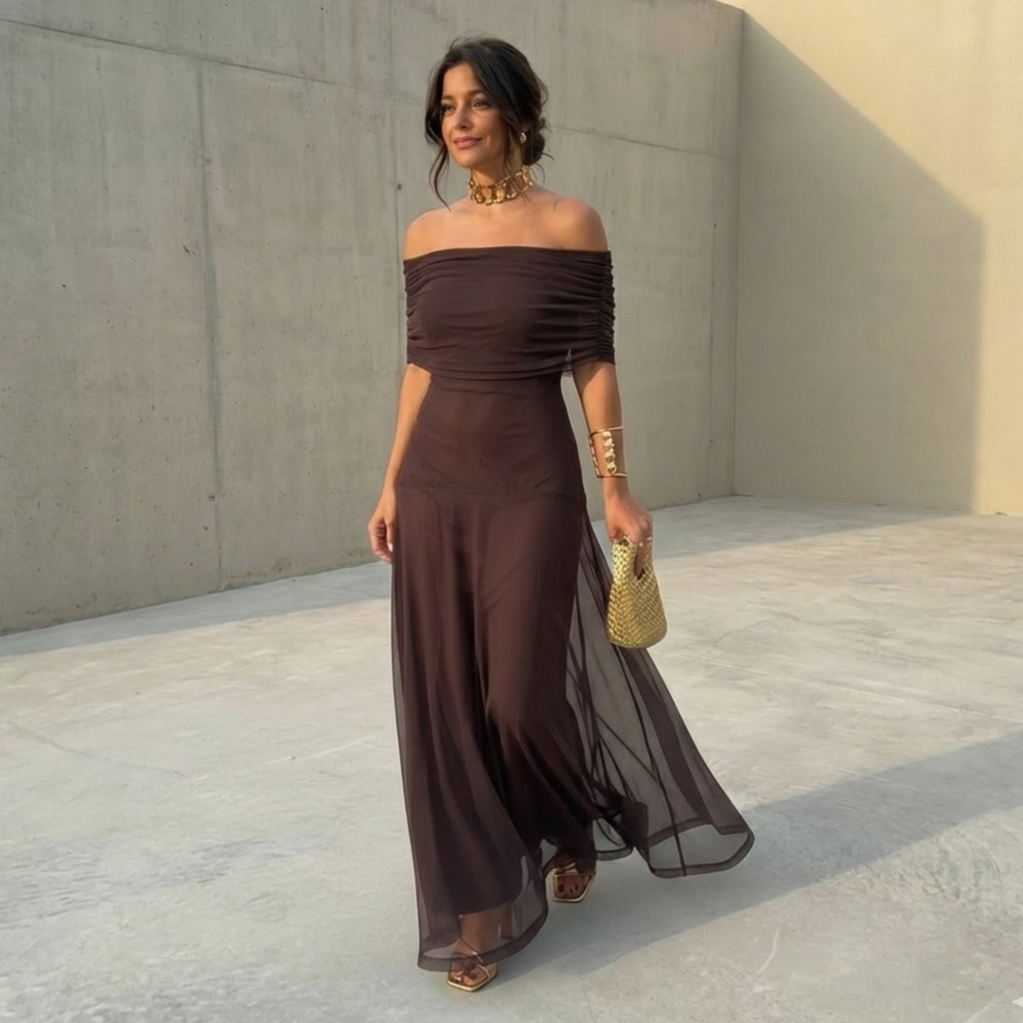 Vestido Uma™ - Largo Fluido