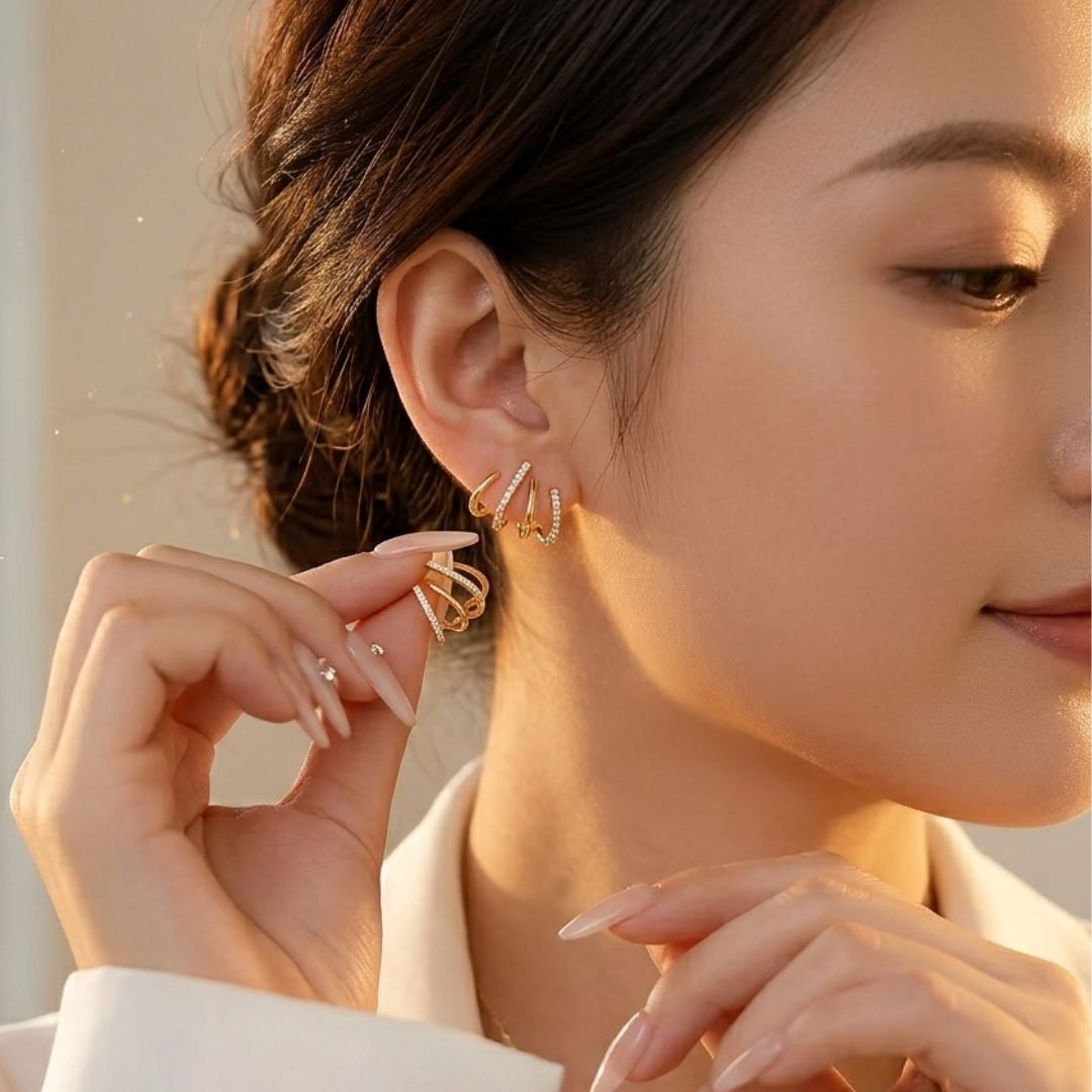 2x1 Pendientes Garra + Pendientes Ópalo GRATIS