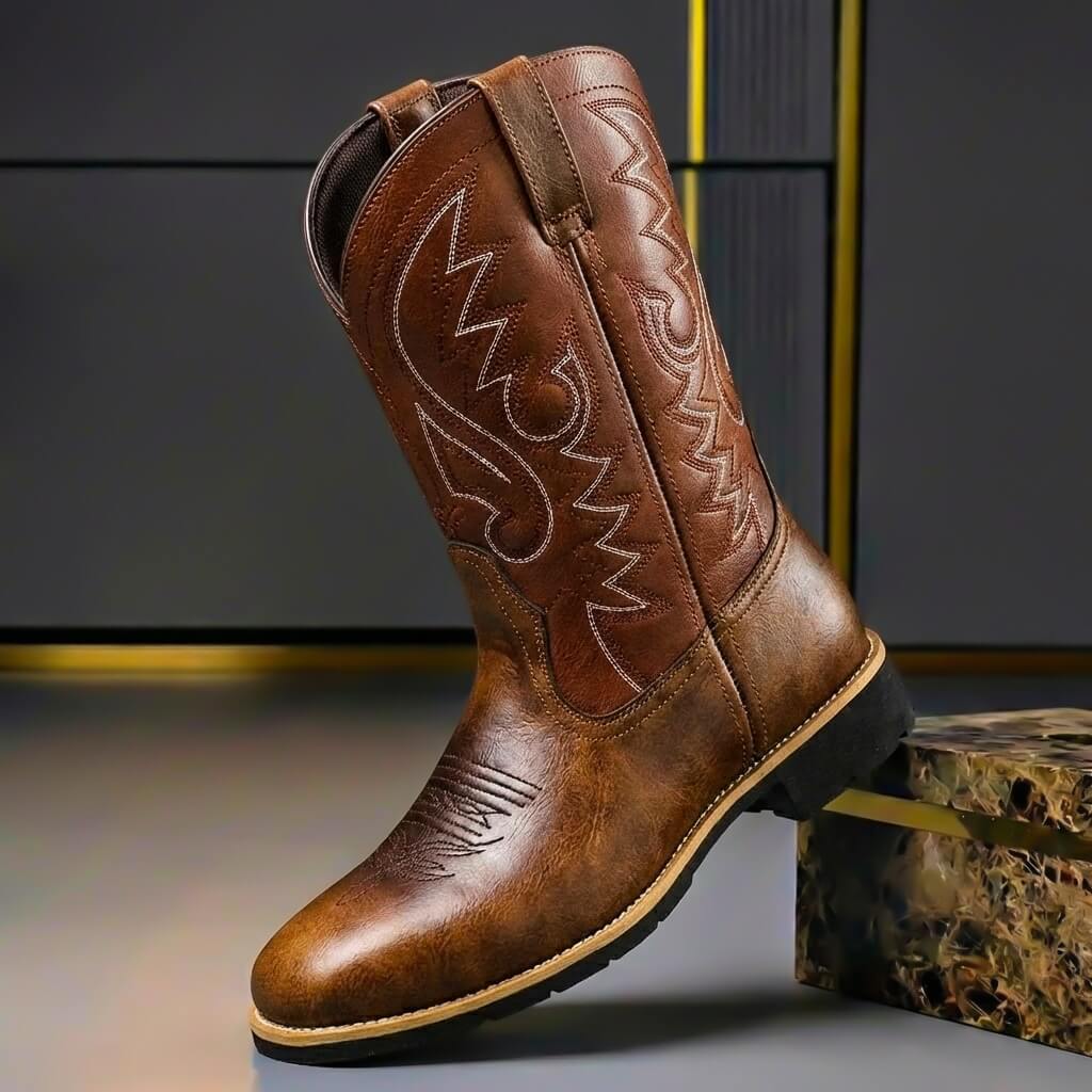 Roberto - Botas de Piel con Bordados - vista 1