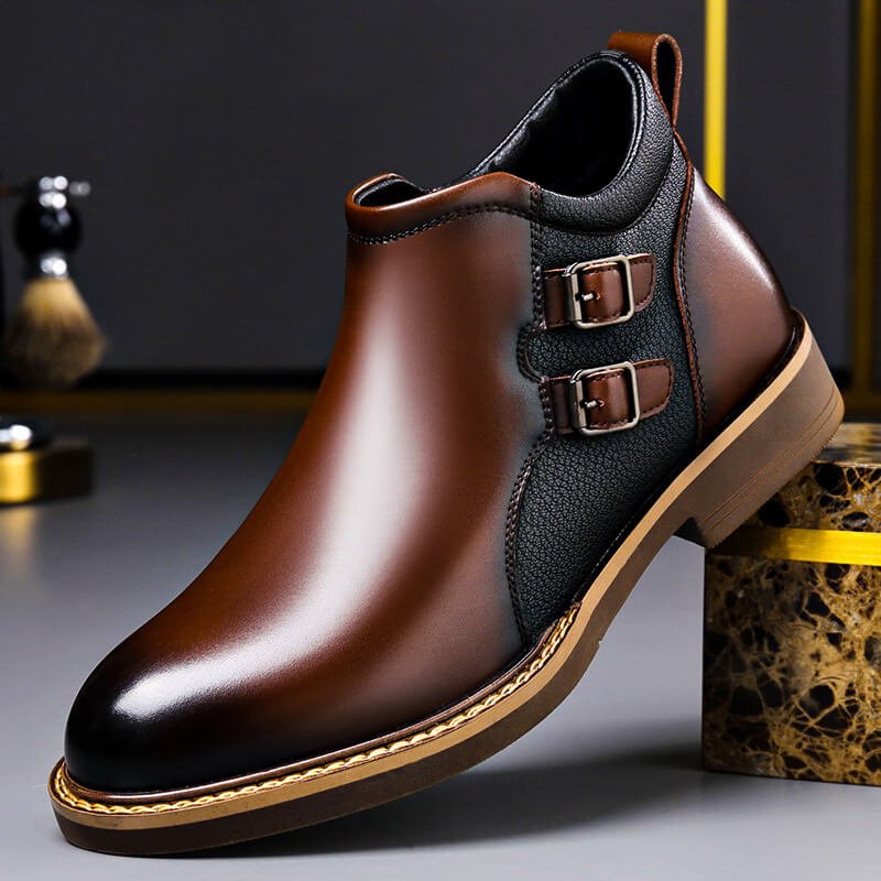 Francisco - Botas de Piel Pulida Estilo Clásico - vista 1