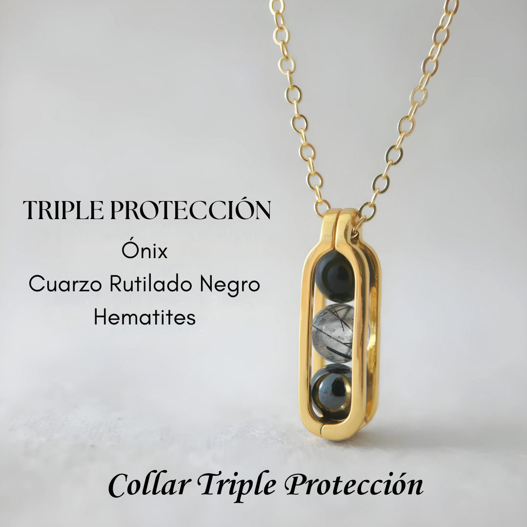 Triple Protección™ | Collar Amuleto De Protección
