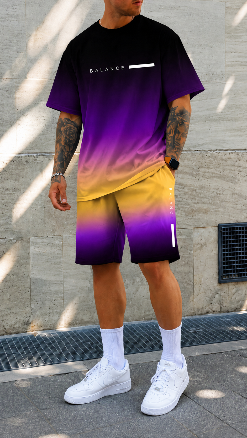 Bruno™ | Conjunto Degradado de Verano para Hombre