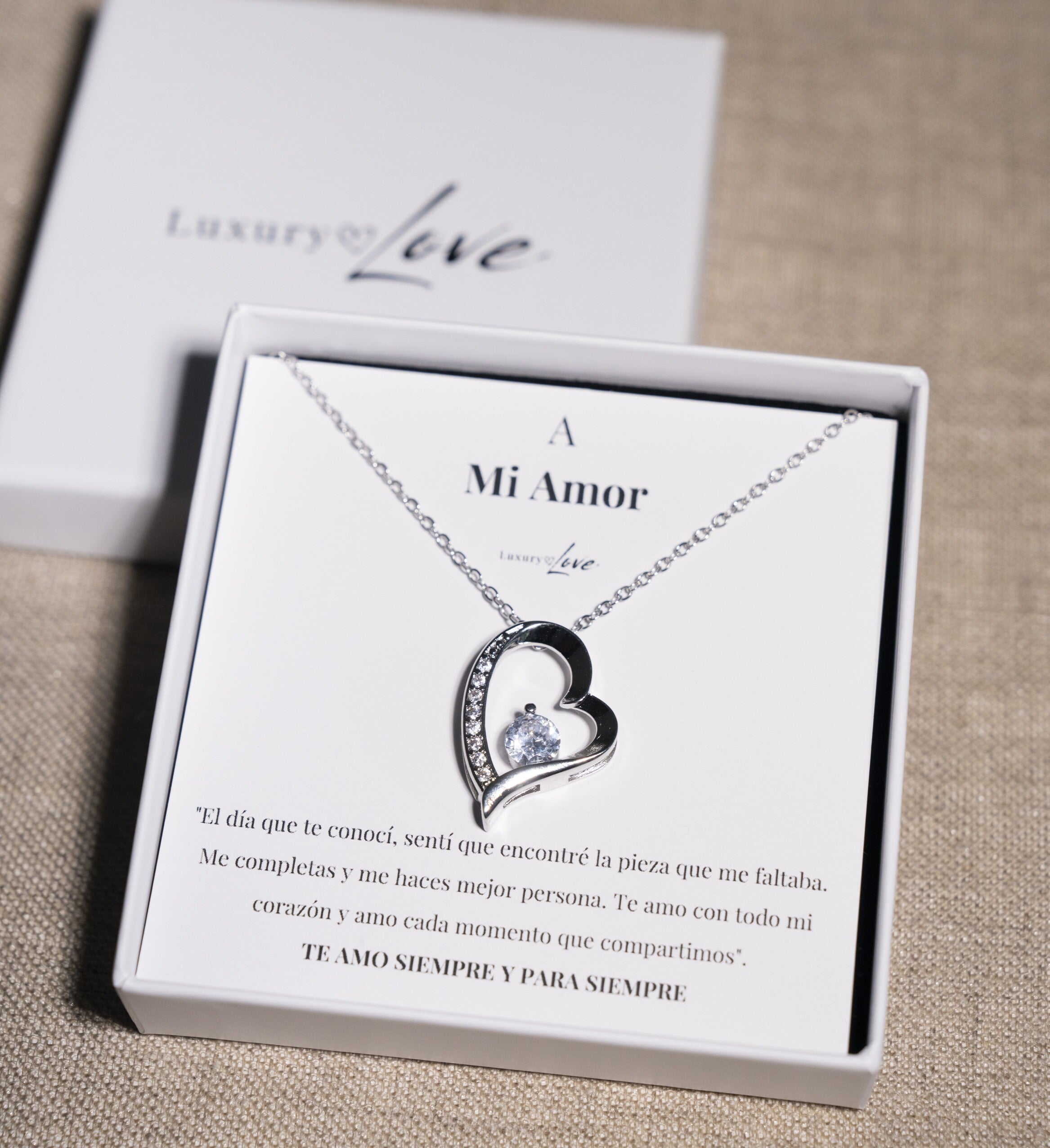 Amor Eterno™ | Collar Para Mi Amor Con Carta Especial