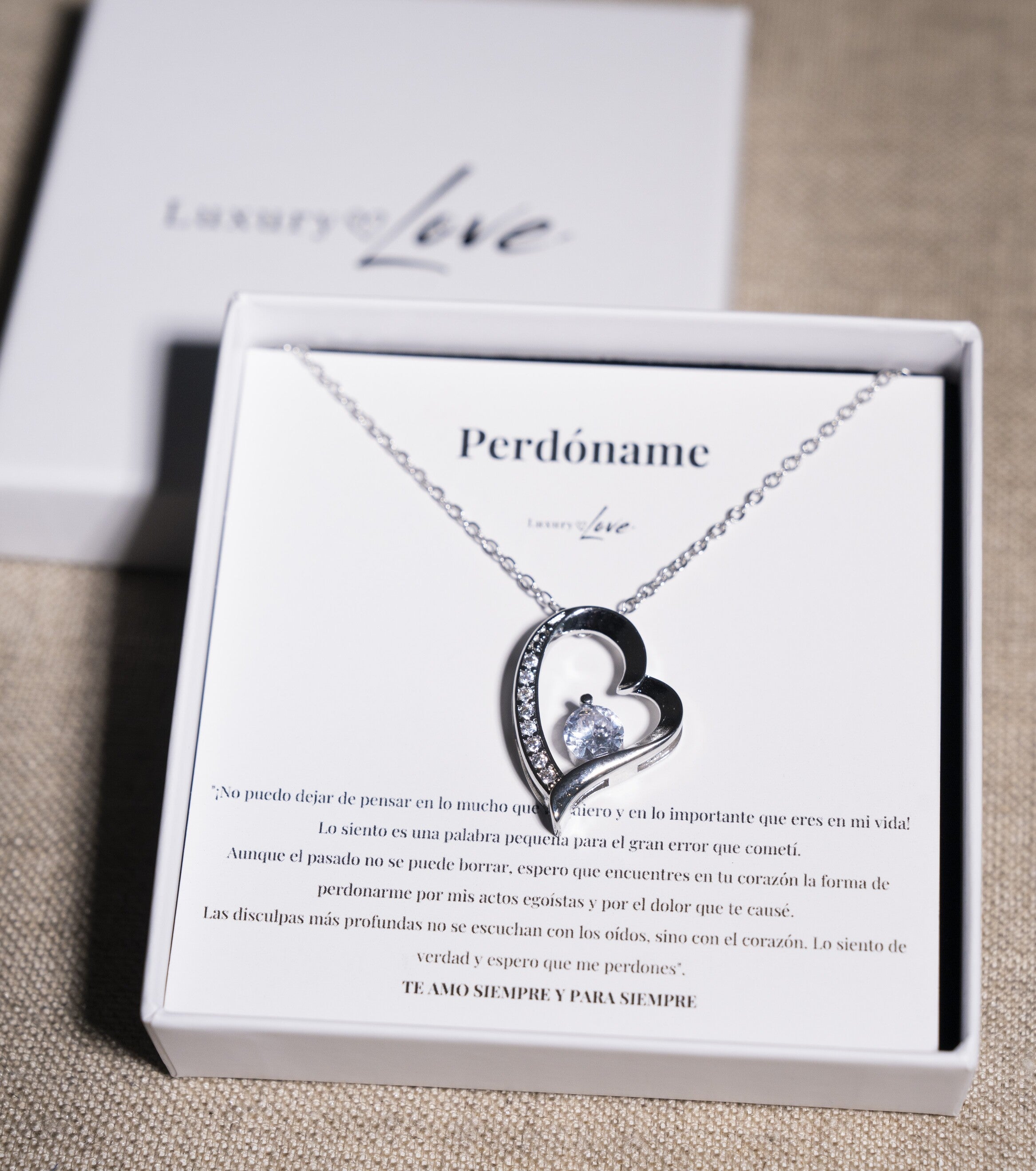 Amor Eterno™ | Collar Para Mi Amor Con Carta Especial
