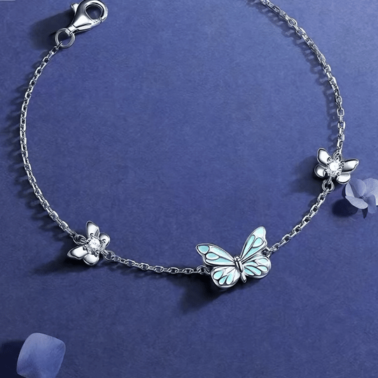 Blue Dream™ | Pulsera Mariposa Azul Luminosa