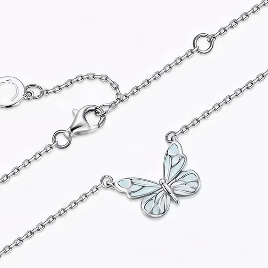 Blue Dream™ | Collar Mariposa Azul Luminosa