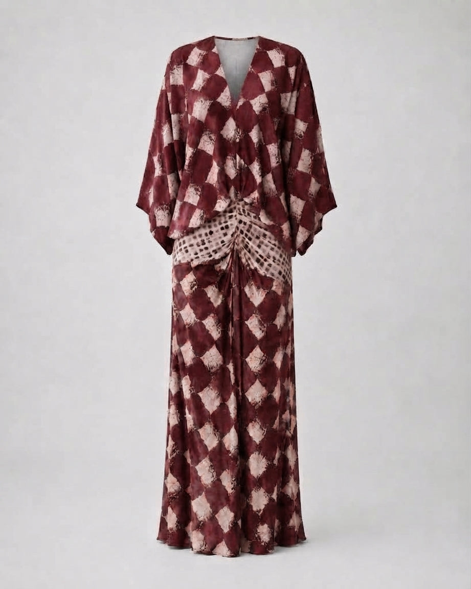 Maelia - Vestido Maxi Estampado Mosaico Andaluz - vista 3