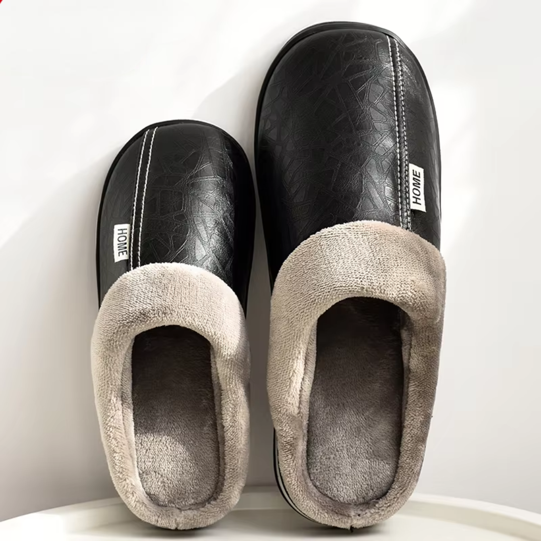 Alba - Pantuflas Térmicas Acolchadas de Piel - vista 6