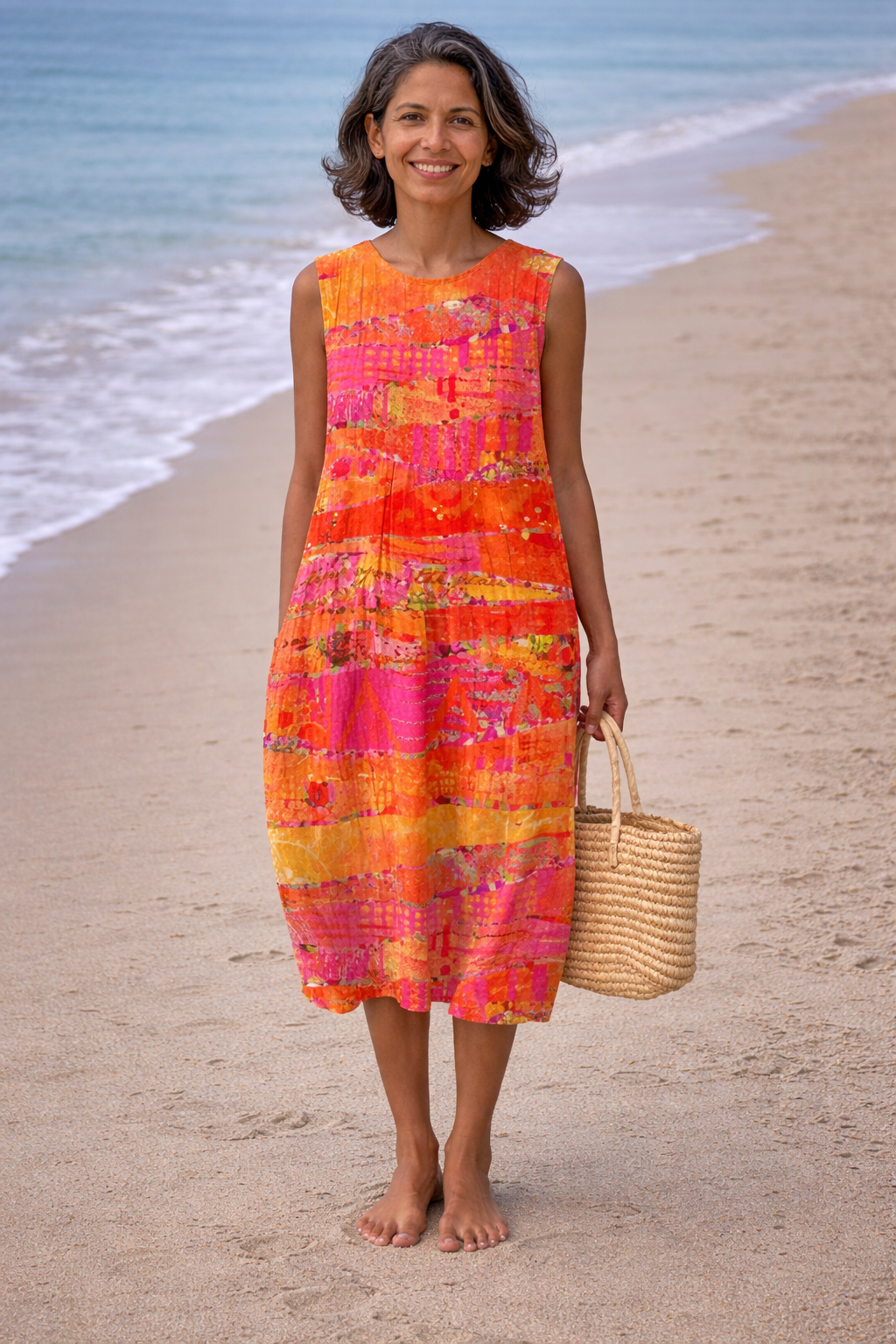 Flora | Vestido Midi Atardecer