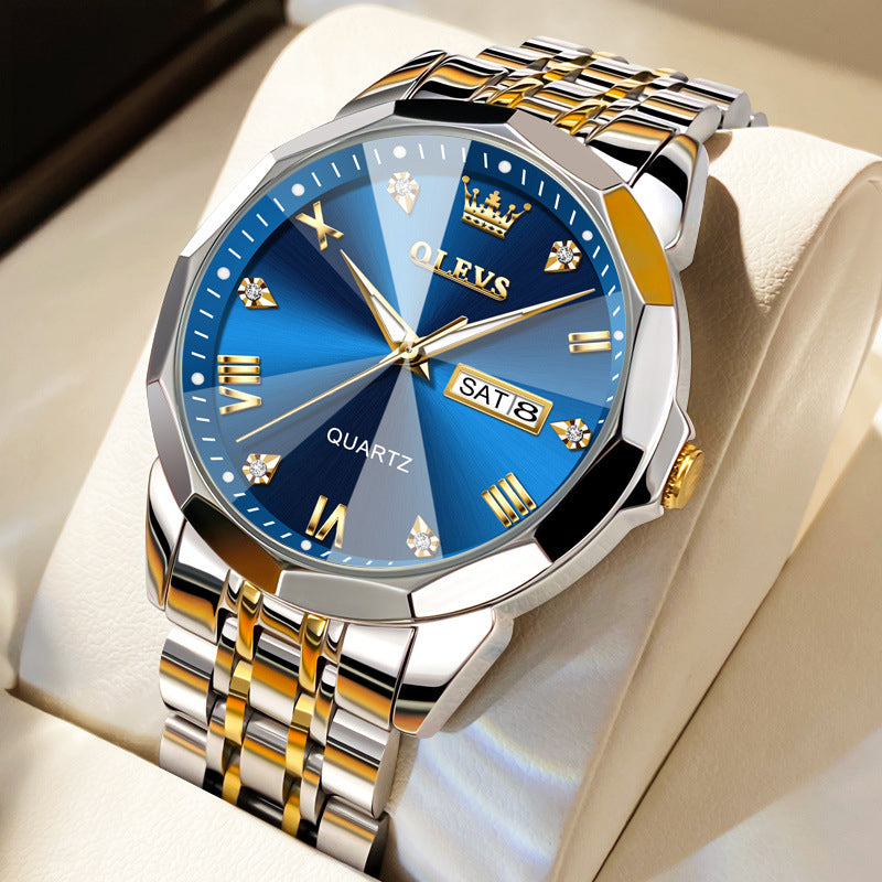Reloj OLEVS™ para Parejas | Elegancia en Oro, Premium