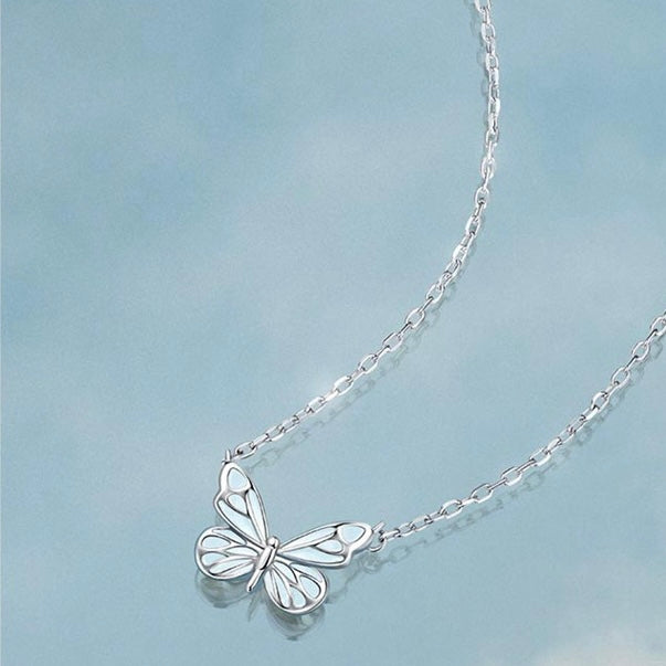 Blue Dream™ | Collar Mariposa Azul Luminosa