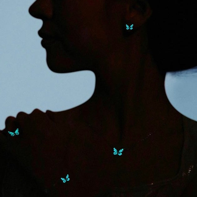 Blue Dream™ | Collar Mariposa Azul Luminosa