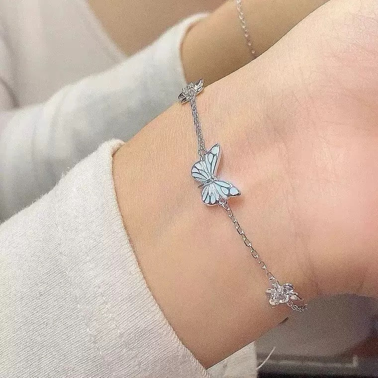 Blue Dream™ | Pulsera Mariposa Azul Luminosa