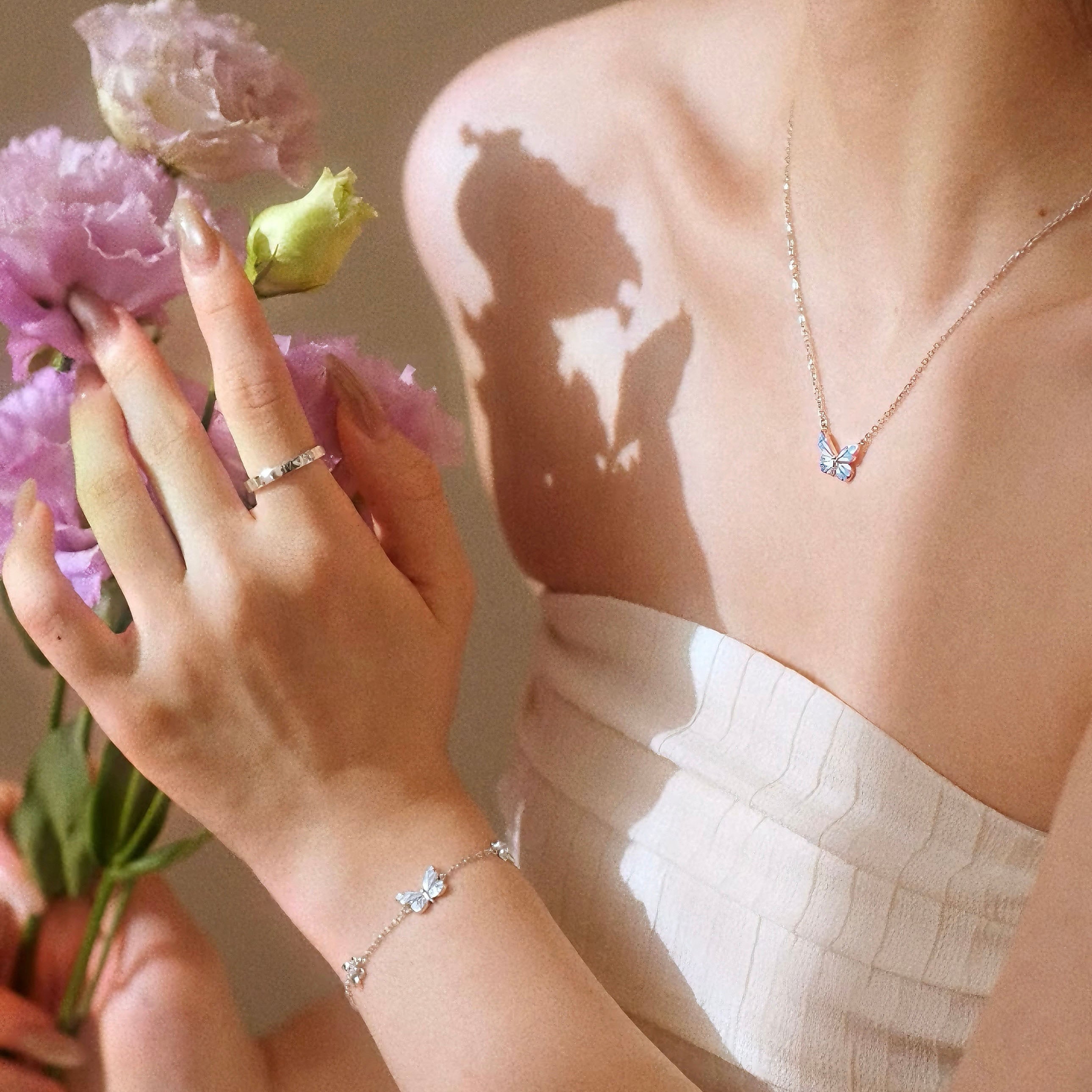 Blue Dream™ | Pulsera Mariposa Azul Luminosa