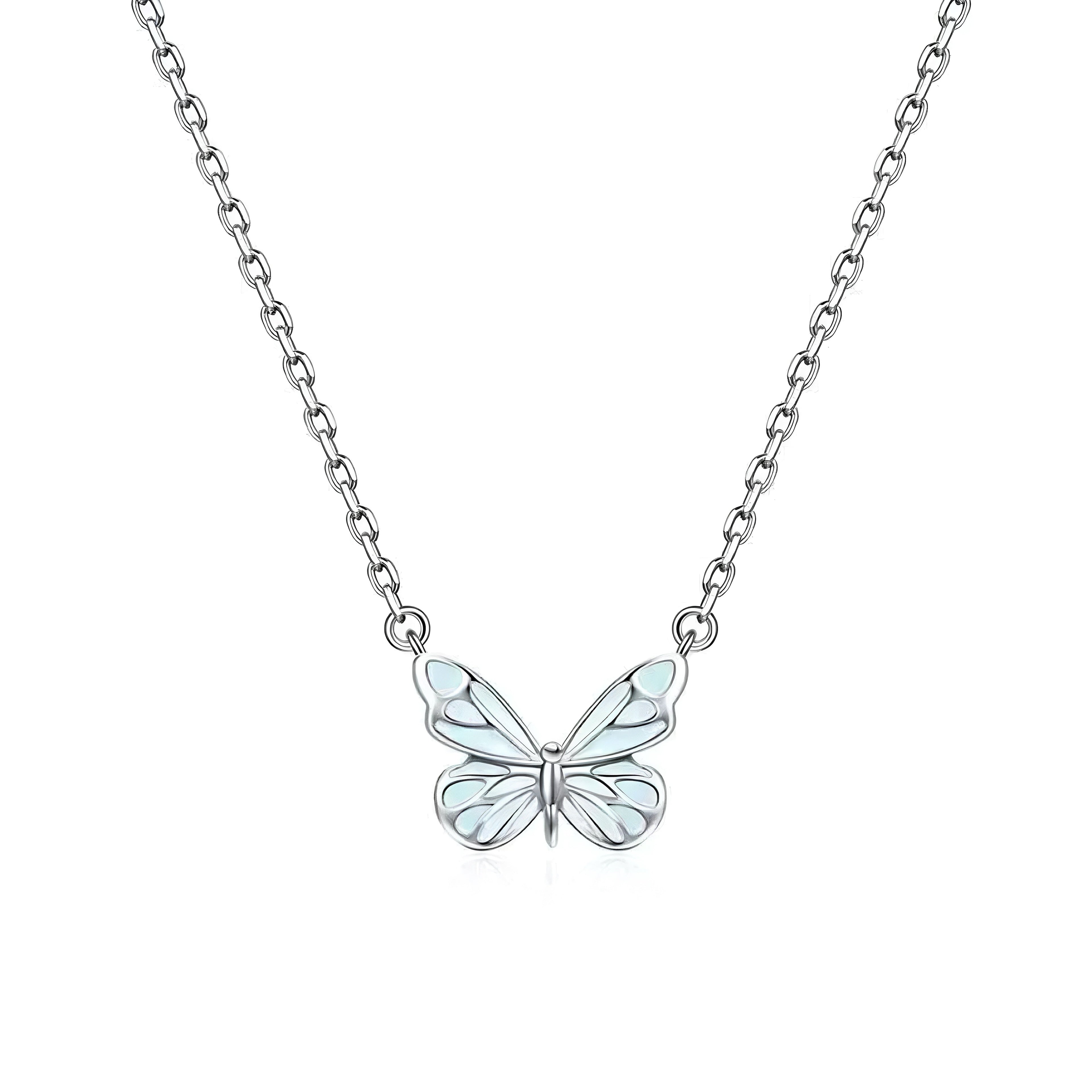 Blue Dream™ | Collar Mariposa Azul Luminosa