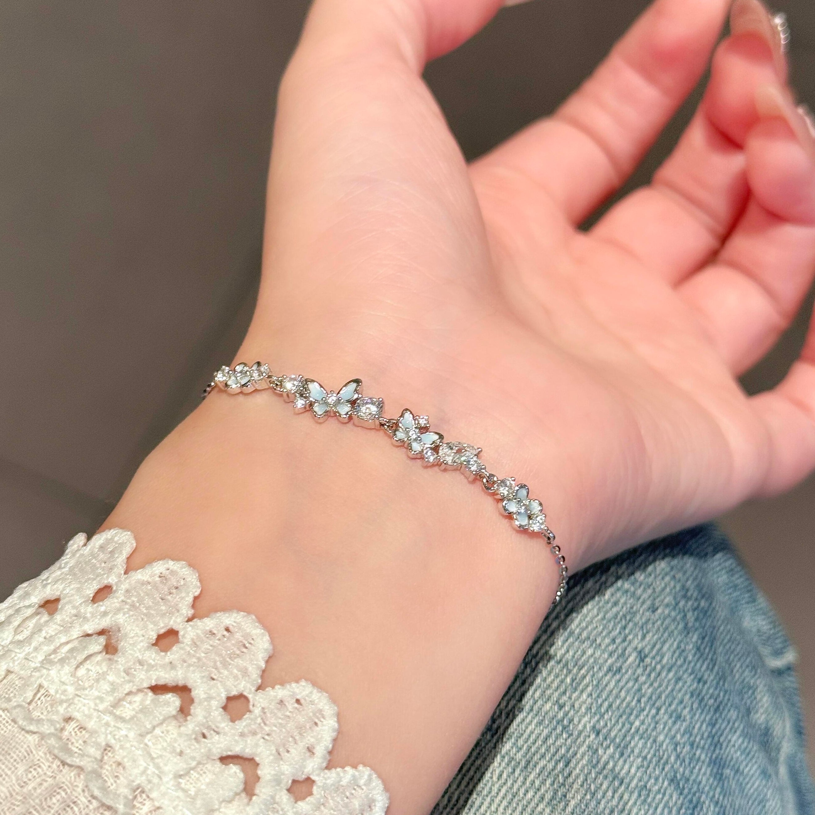 Dream Garden™ | Pulsera Mariposa Brillante