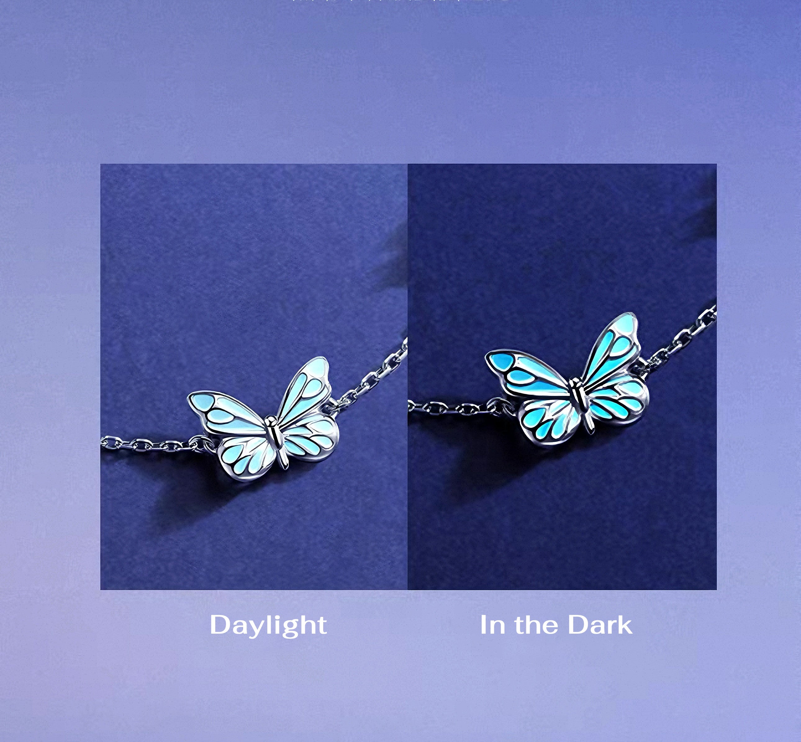 Blue Dream™ | Pulsera Mariposa Azul Luminosa