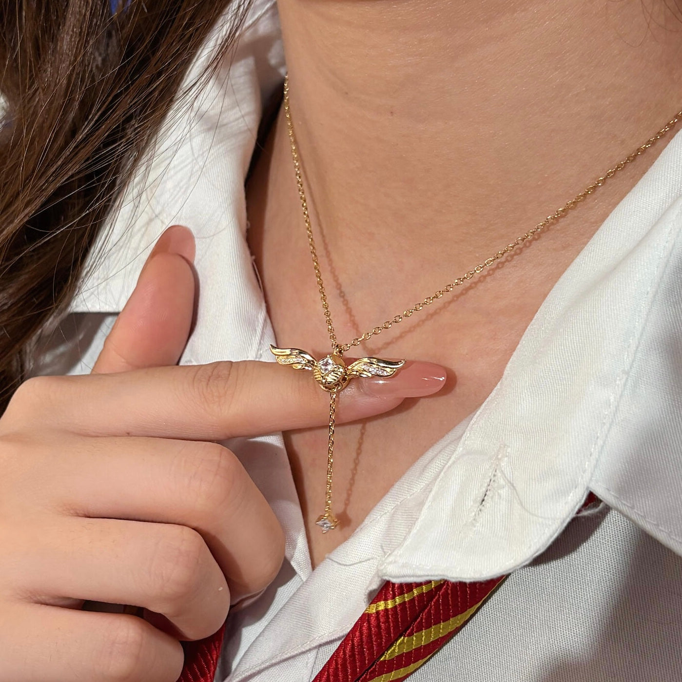 Golden Wings™ | Collar Elegante De Alas Doradas