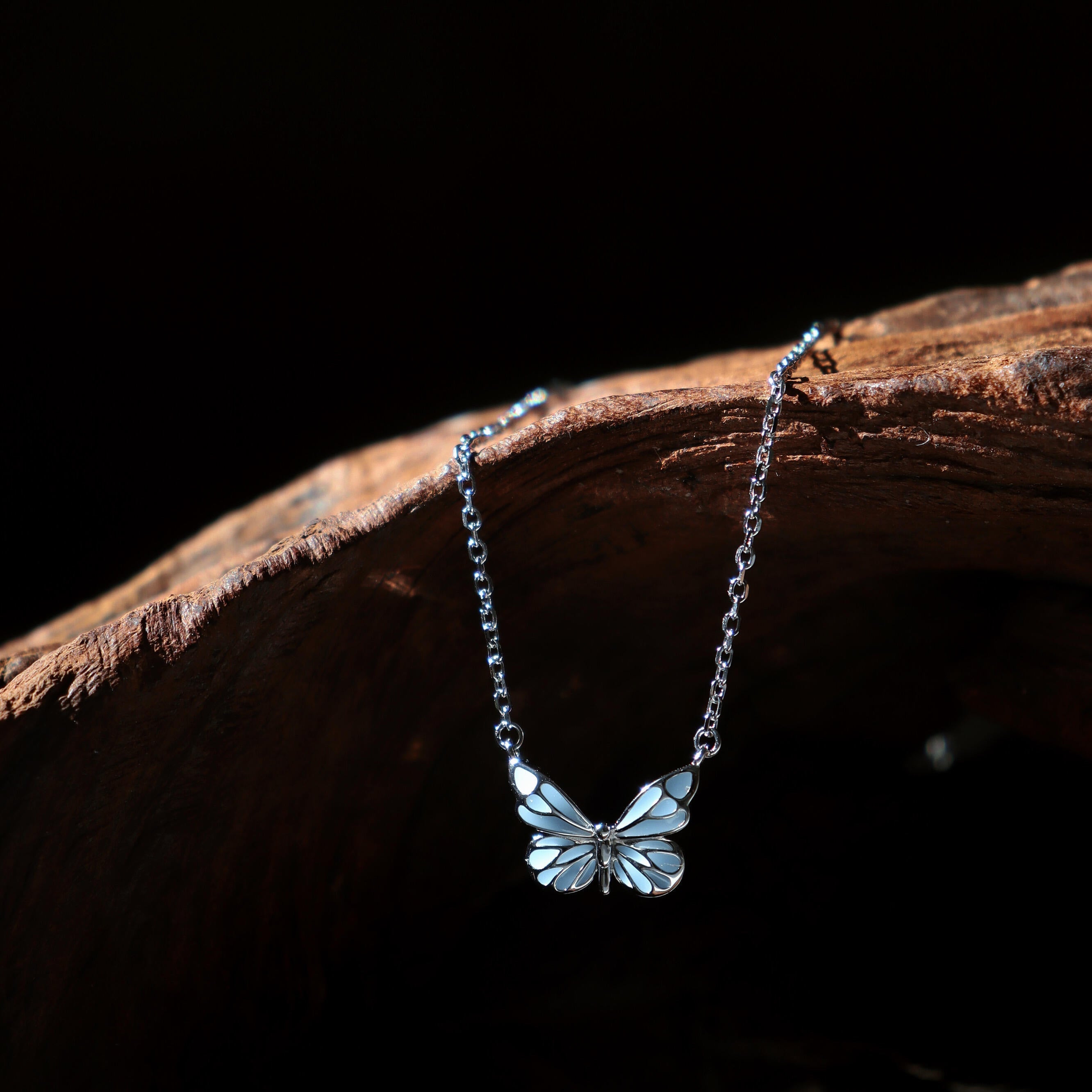 Blue Dream™ | Pulsera Mariposa Azul Luminosa